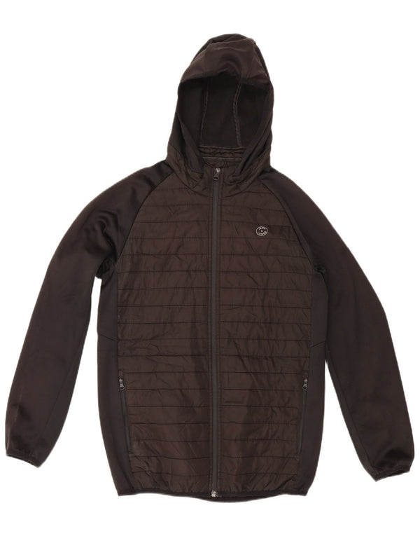 Jack & Jones Boys Hooded Bomber Jacket 13-14 Years Black
