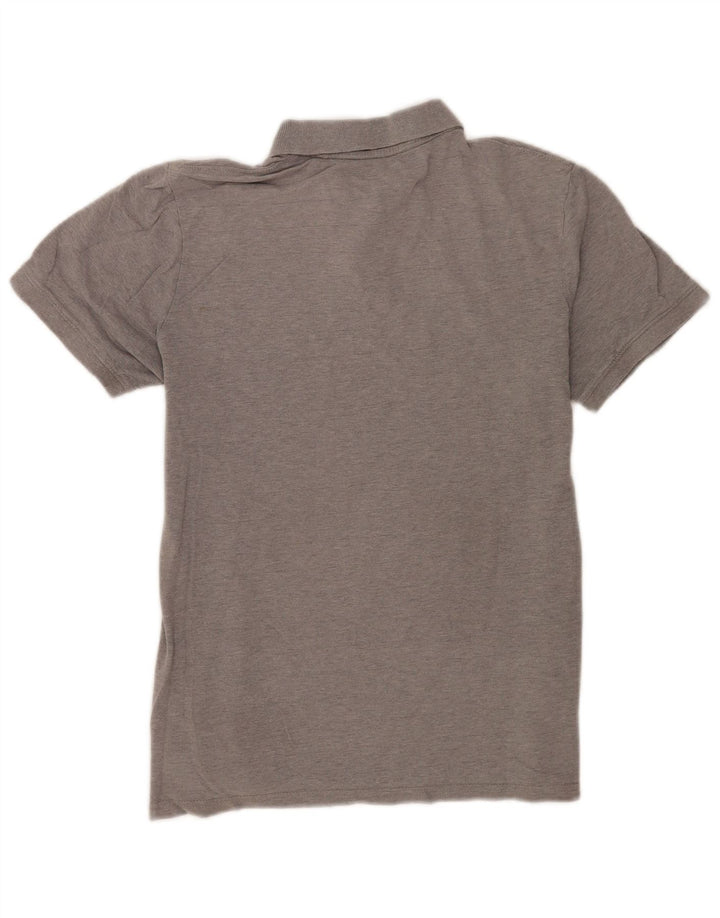 Jack & Jones Mens Polo Shirt Large Grey Cotton