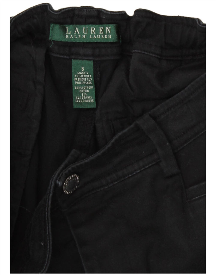 Ralph Lauren Womens Bermuda Shorts US 8 Medium W30  Black Cotton