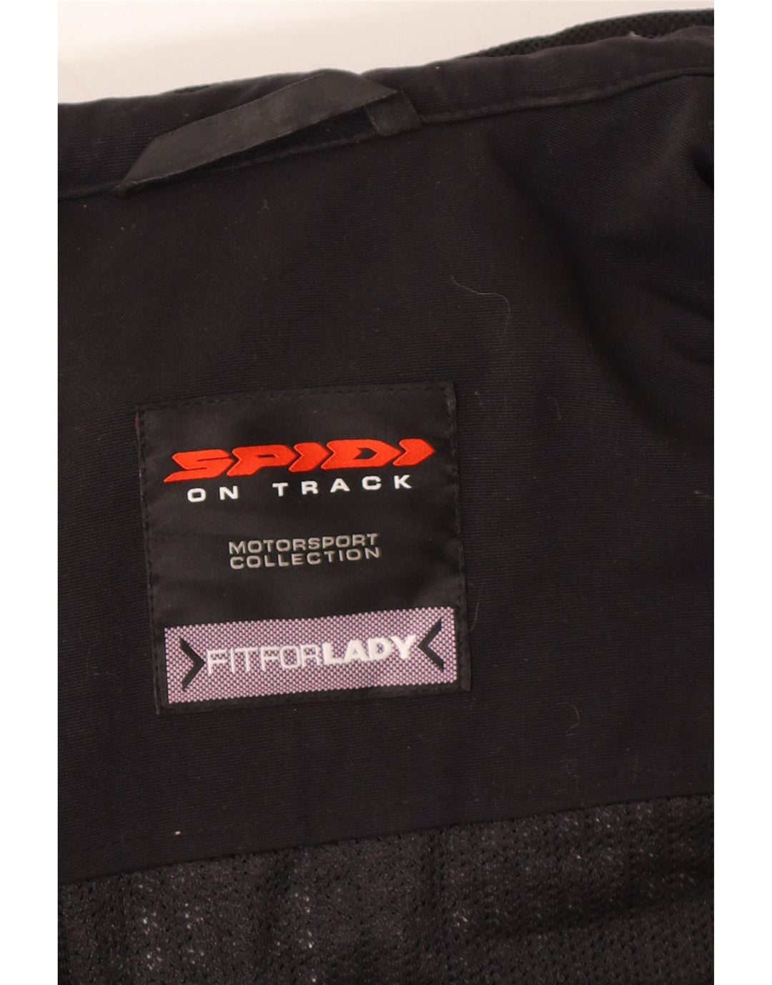SPIDI Womens Racer Jacket UK 14 Medium Black Vintage Spidi and Second-Hand Spidi from Messina Hembry 