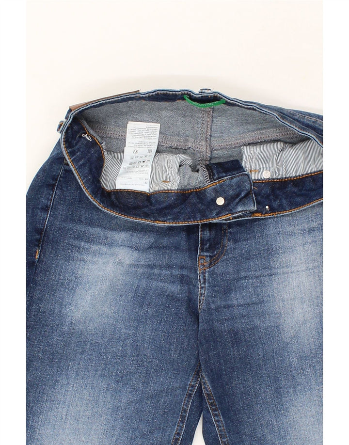 BENETTON Womens Straight Jeans W29 L26 Blue Cotton Vintage Benetton and Second-Hand Benetton from Messina Hembry 