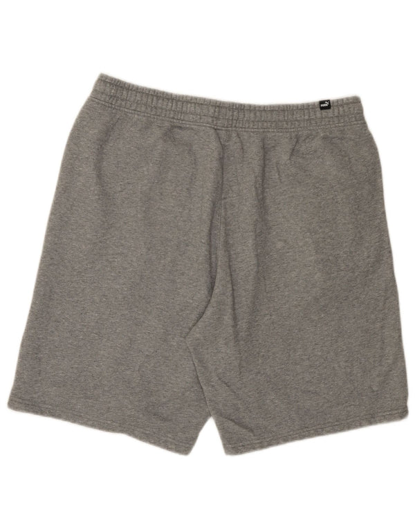 Puma Mens Sport Shorts Large  Grey Cotton