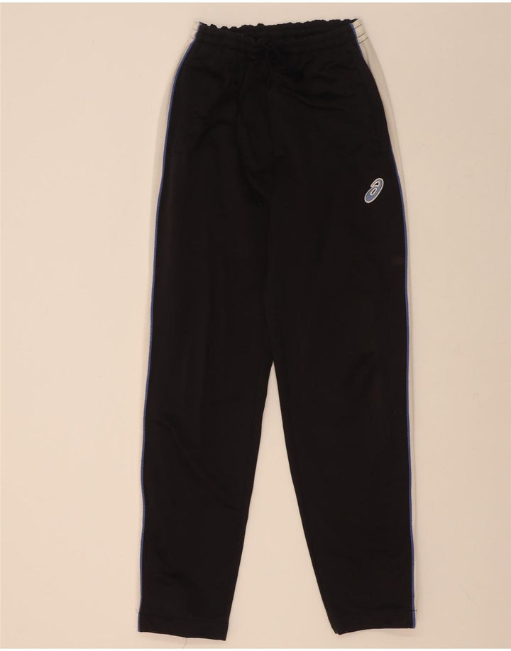 Asics Mens Tracksuit Trousers Medium Black Colourblock