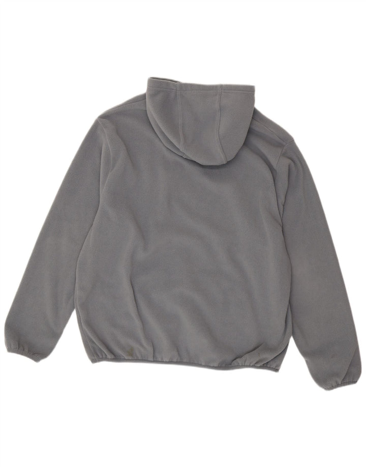 NIKE Mens Hooded Fleece Jumper XL Grey Polyester