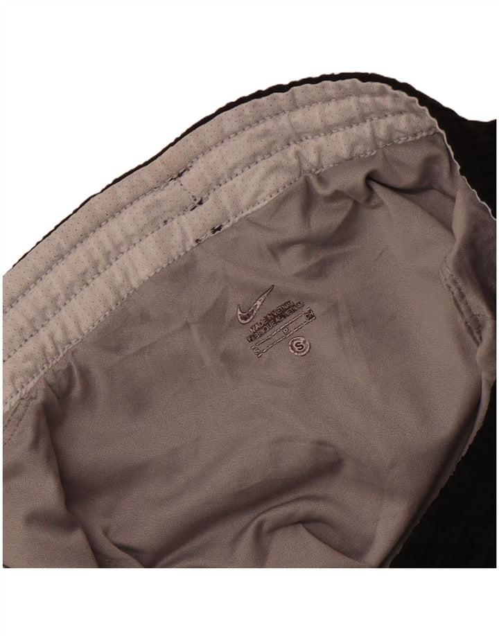 Nike Womens Sport Shorts UK 10 Small  Black Colourblock