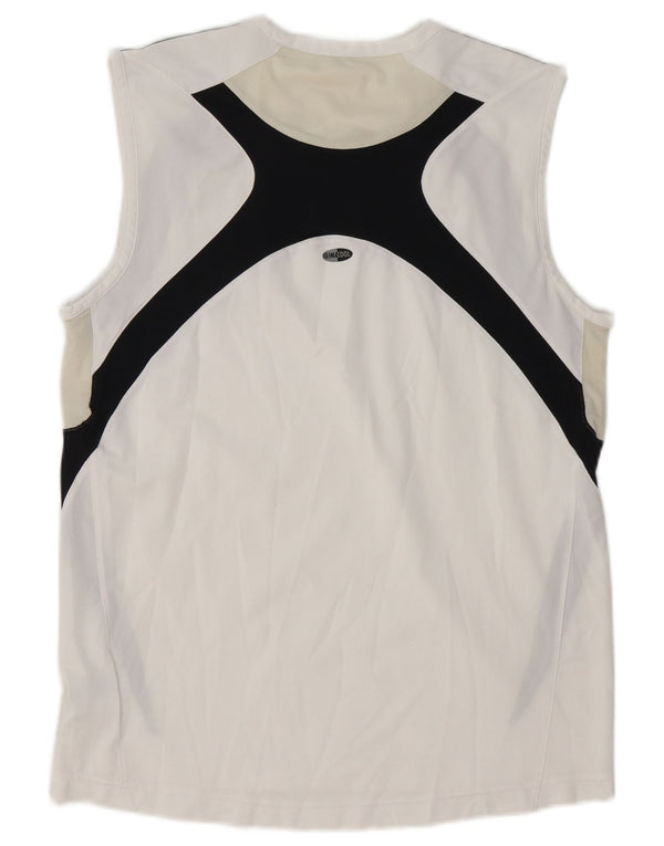 Adidas Mens Clima 365 Vest Top Medium White Colourblock Polyester