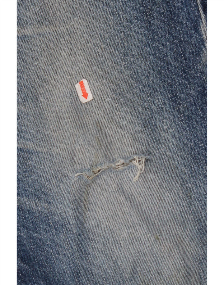 LEE Mens Brooklyn Straight Jeans W36 L36 Blue Cotton