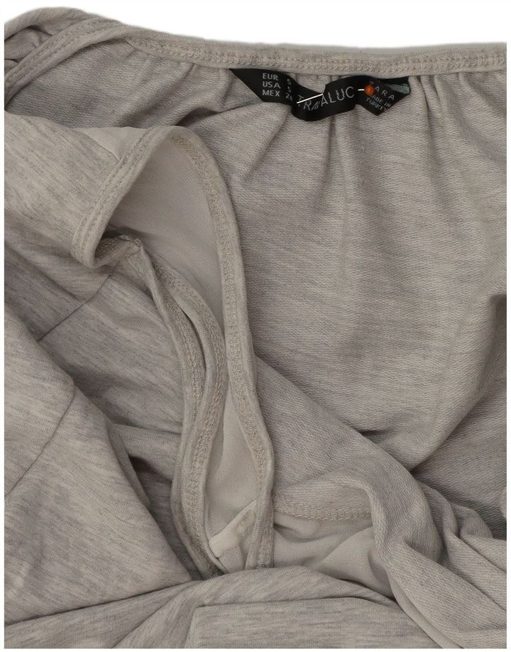 ZARA Womens Sleeveless Basic Dress UK 10 Small Grey