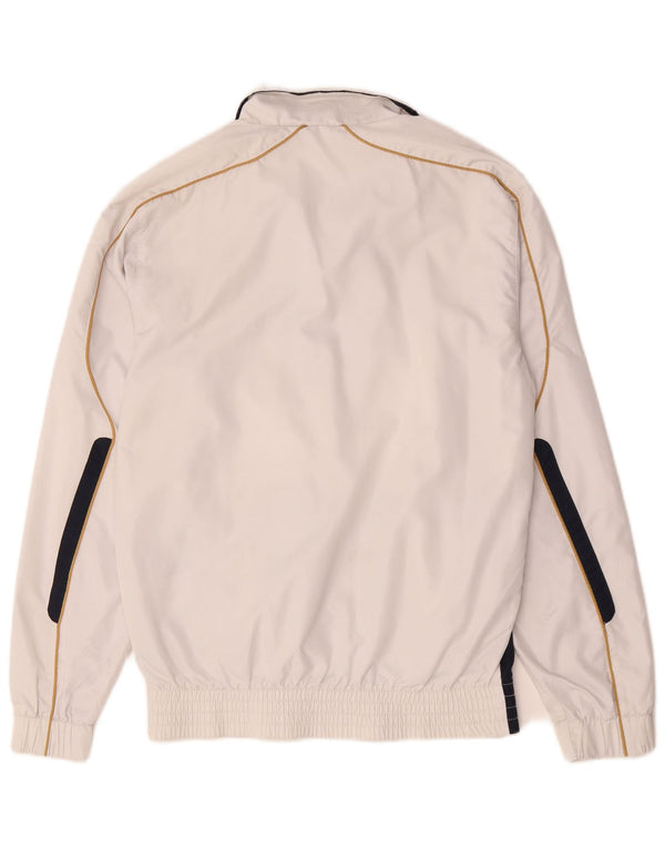 Umbro Mens Graphic Tracksuit Top Jacket Small White Colourblock Polyester