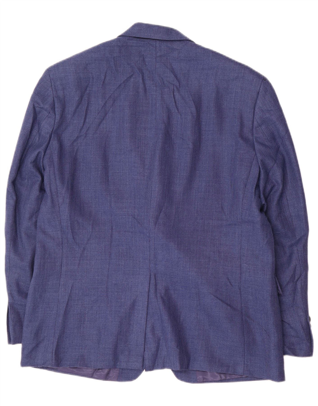 Ralph Lauren Mens 2 Button Blazer Jacket UK 42 XL Blue Polyester
