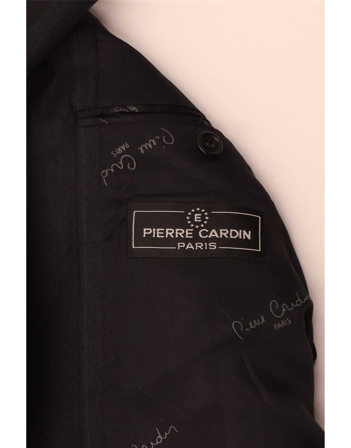 Pierre Cardin Mens 2 Button Blazer Jacket UK 38 Medium Grey Striped