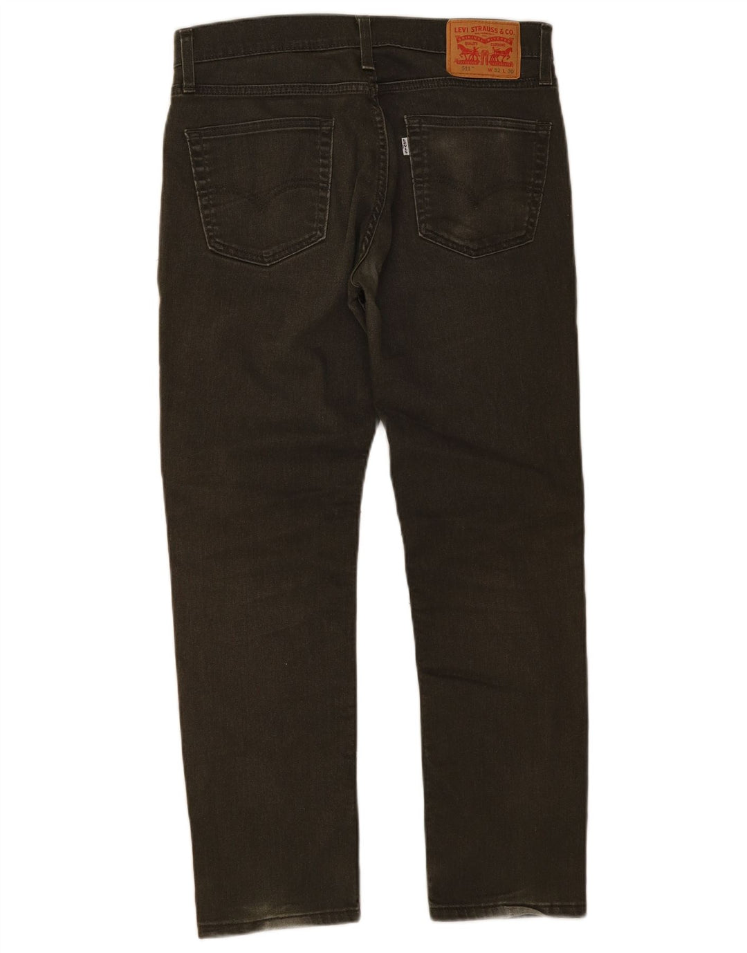 Levi's Mens 511 Slim Jeans W32 L30 Green Cotton