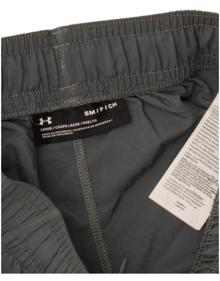 UNDER ARMOUR Mens Graphic Sport Shorts Small  Grey Polyester