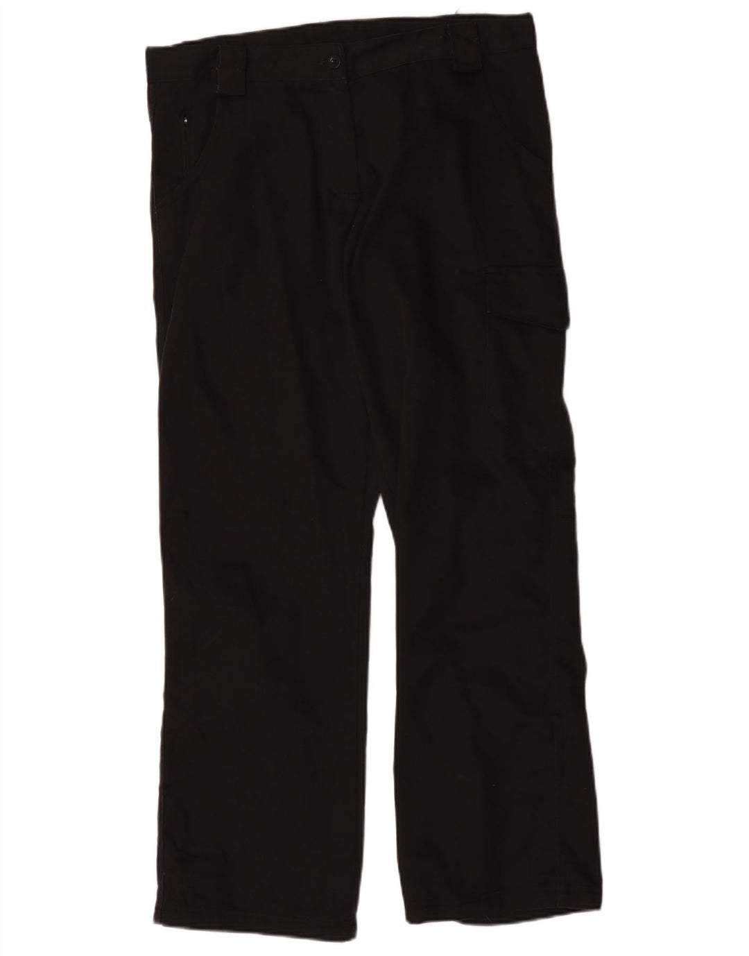 Dickies Womens Straight Cargo Trousers UK 12 Medium W36 L31 Black Polyester