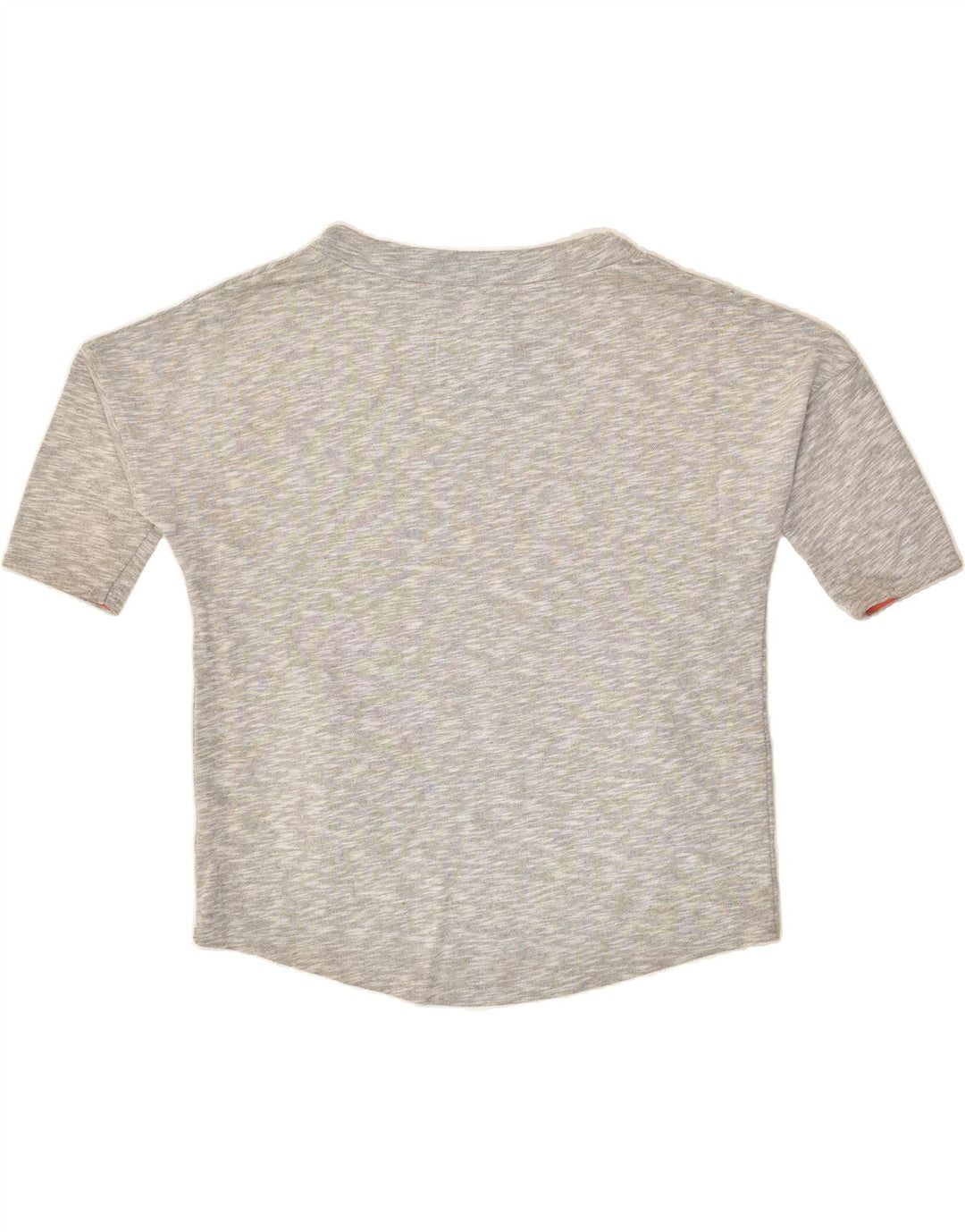 BODEN Womens Short Sleeve Sweatshirt Jumper UK 12 Medium Grey Flecked | Vintage Boden | Thrift | Second-Hand Boden | Used Clothing | Messina Hembry 