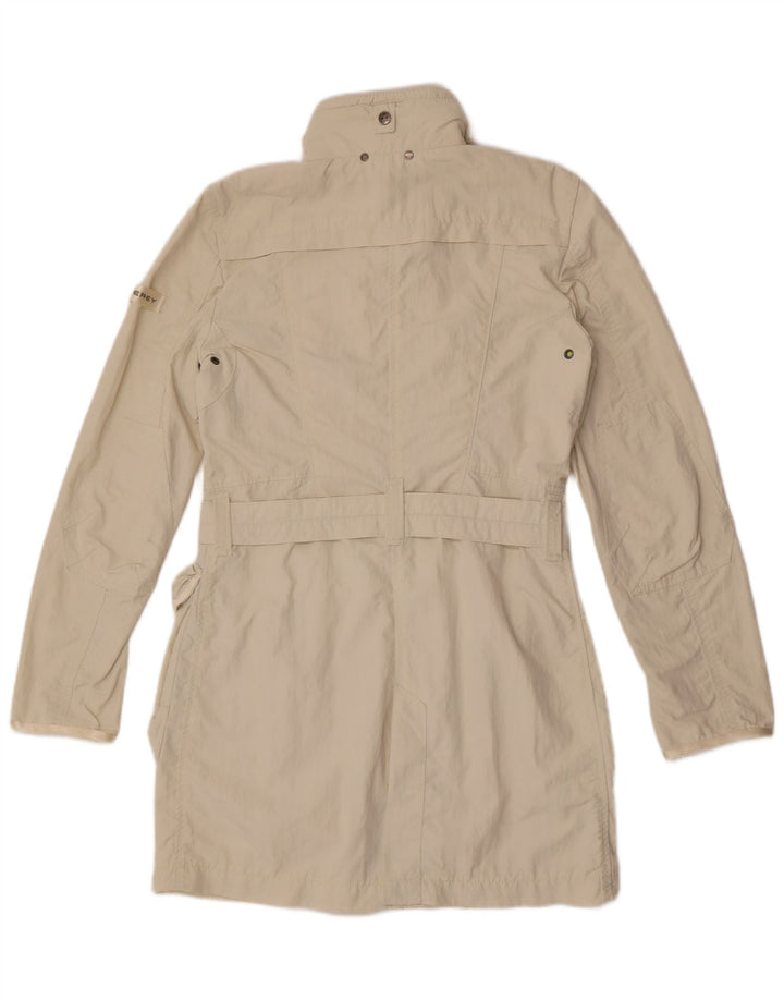 PEUTEREY Womens Trench Coat IT 46 Large White
