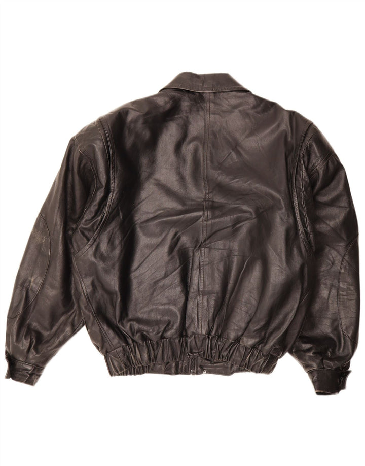 Lavorazione Artigiana Mens Loose Fit Jacket IT 48 Medium Black