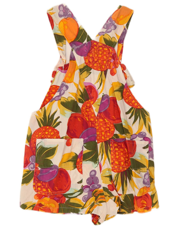 Egoiste Womens Dungarees Casual Shorts W32 Large Multicoloured Floral