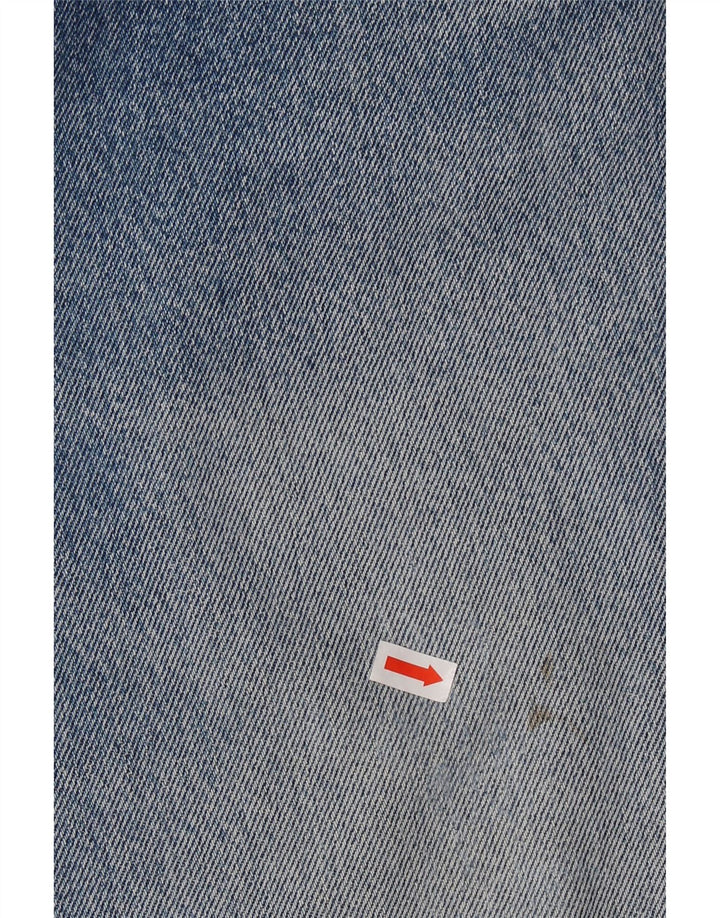 LEE Mens Brooklyn Straight Jeans W36 L30 Blue Cotton