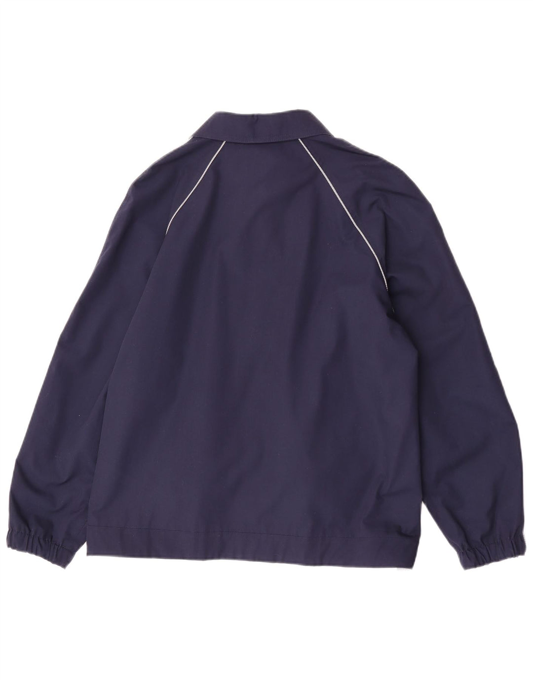 Vintage Womens Reversible Bomber Jacket EU 38 Medium Navy Blue Polyester