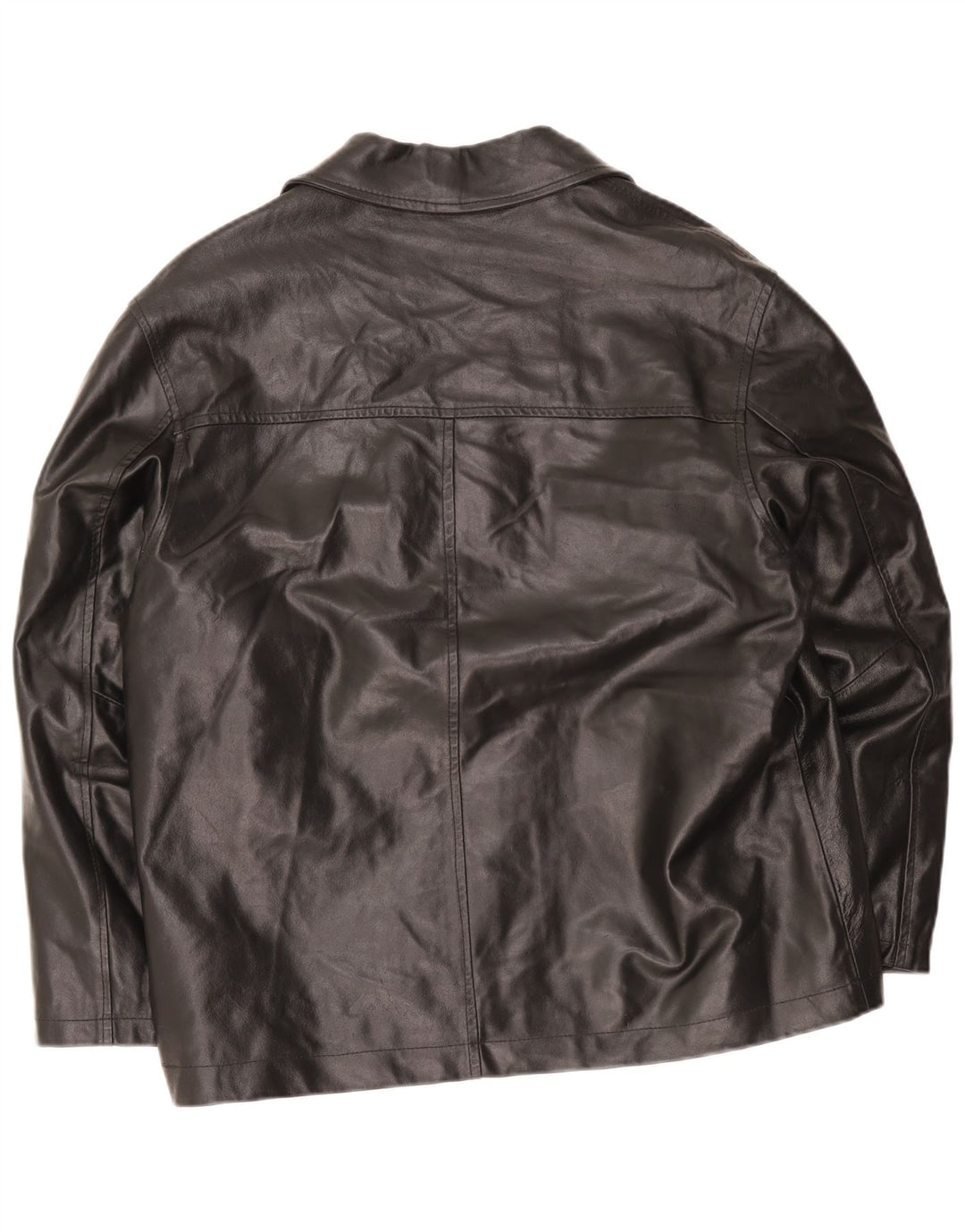 Metropolitan Mens Leather Jacket IT 50 Large Black