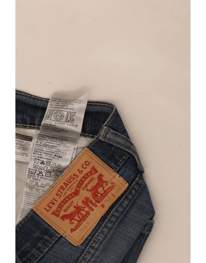 Levi's Mens 511 Slim Jeans W32 L26 Blue Cotton