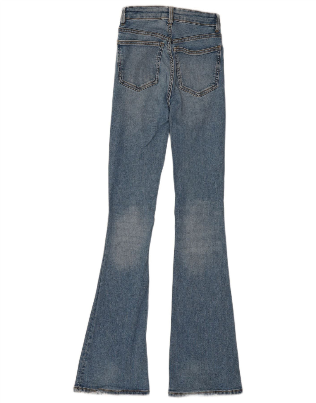 ZARA Womens Flared Jeans EU 32 2XS W24 L32 Blue