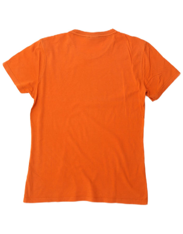 DIADORA Mens Graphic T-Shirt Top Medium Orange