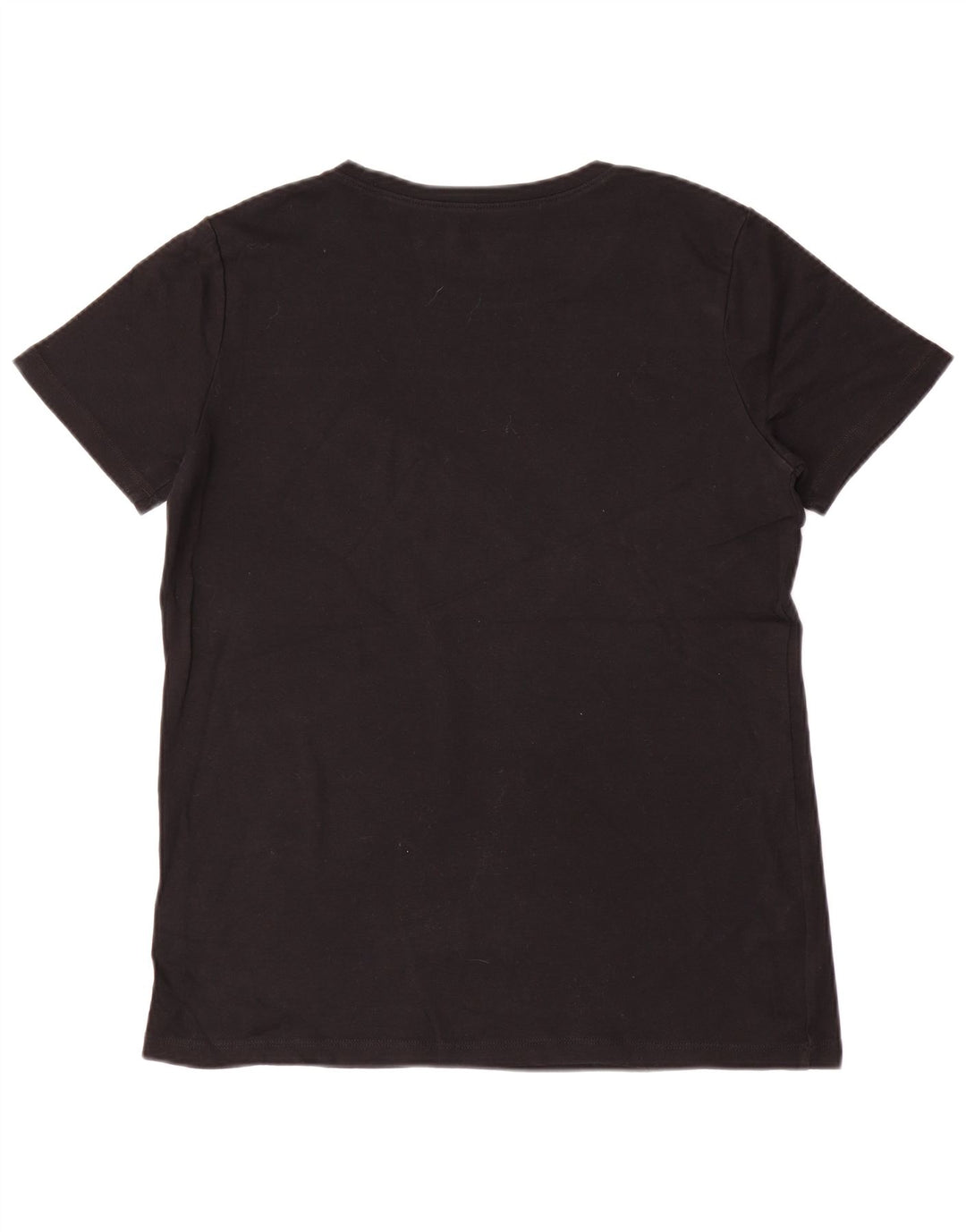 EDDIE BAUER Womens T-Shirt Top UK 18 XL Black Cotton