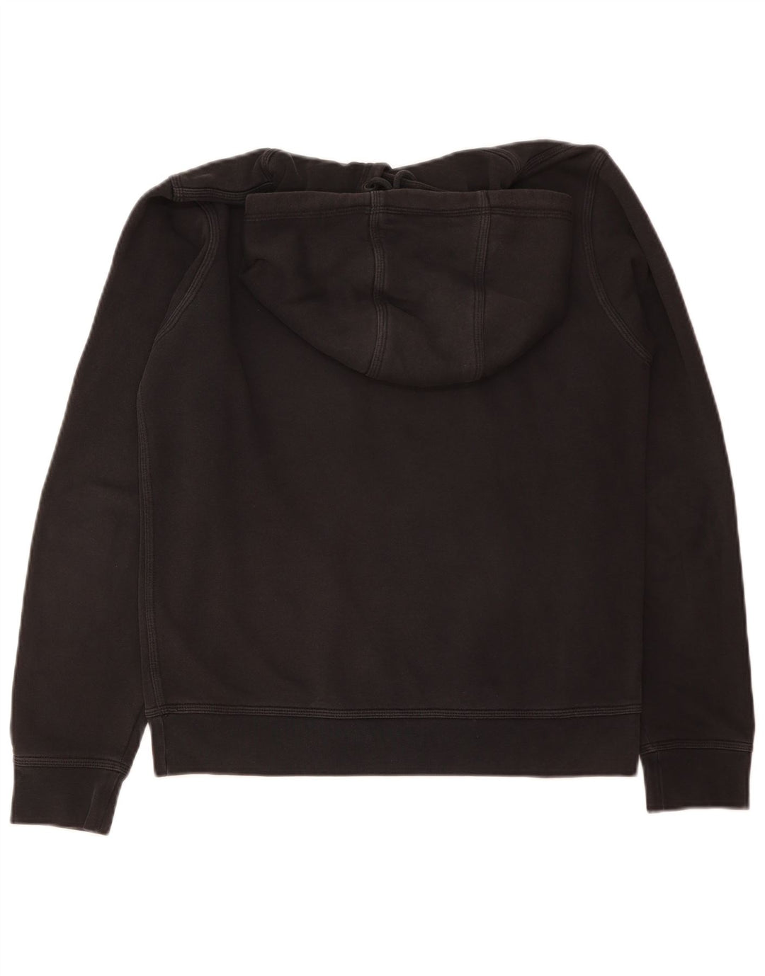 NIKE Mens Hoodie Jumper Small Black Cotton