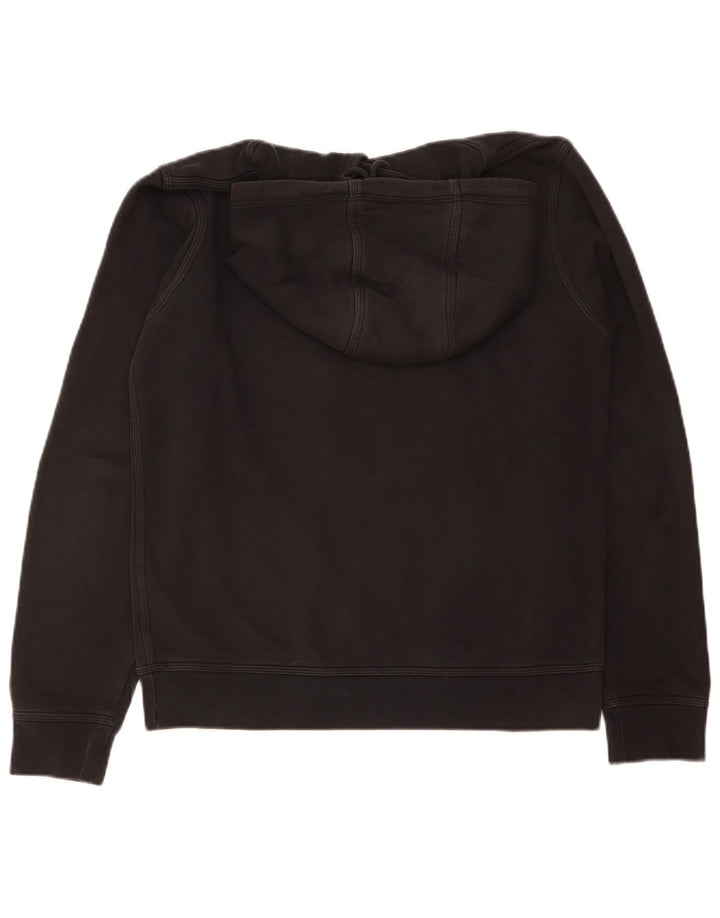 NIKE Mens Hoodie Jumper Small Black Cotton