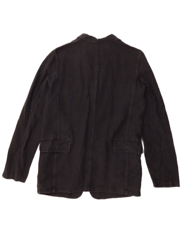 Replay and Sons Boys 3 Button Blazer Jacket 15-16 Years 2XL Black Linen