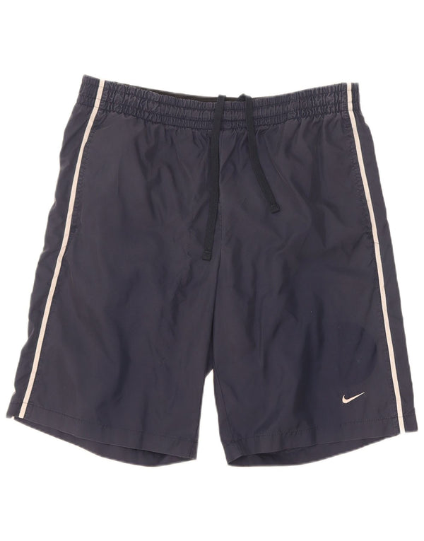 The North Face Mens Sport Shorts Large  Navy Blue Nylon