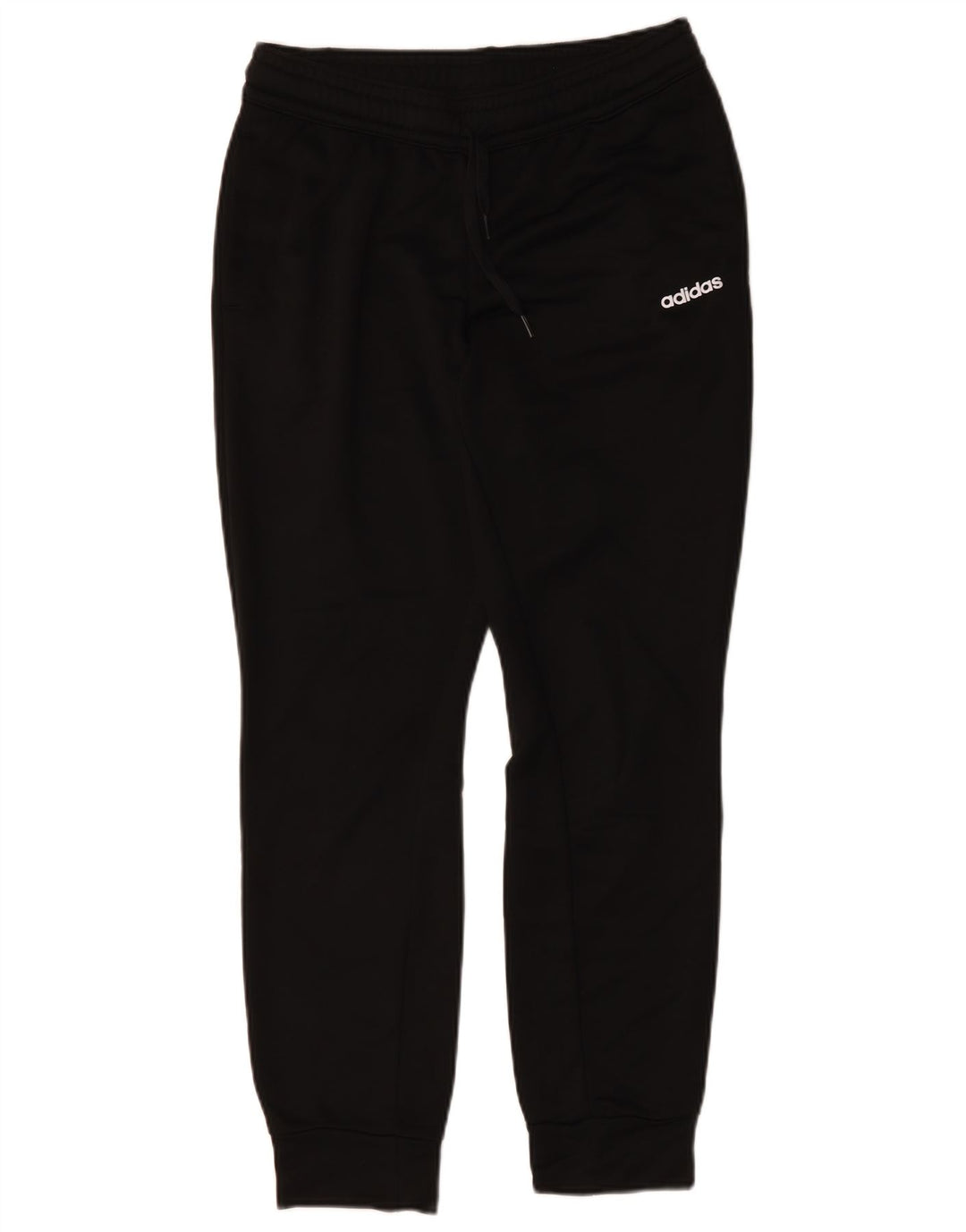 ADIDAS Womens Tracksuit Trousers Joggers UK 14 Medium  Black Polyester