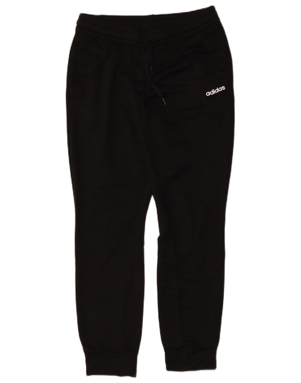 ADIDAS Womens Tracksuit Trousers Joggers UK 14 Medium  Black Polyester
