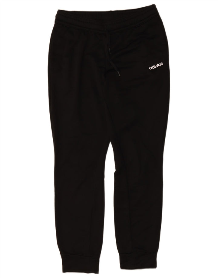 ADIDAS Womens Tracksuit Trousers Joggers UK 14 Medium  Black Polyester