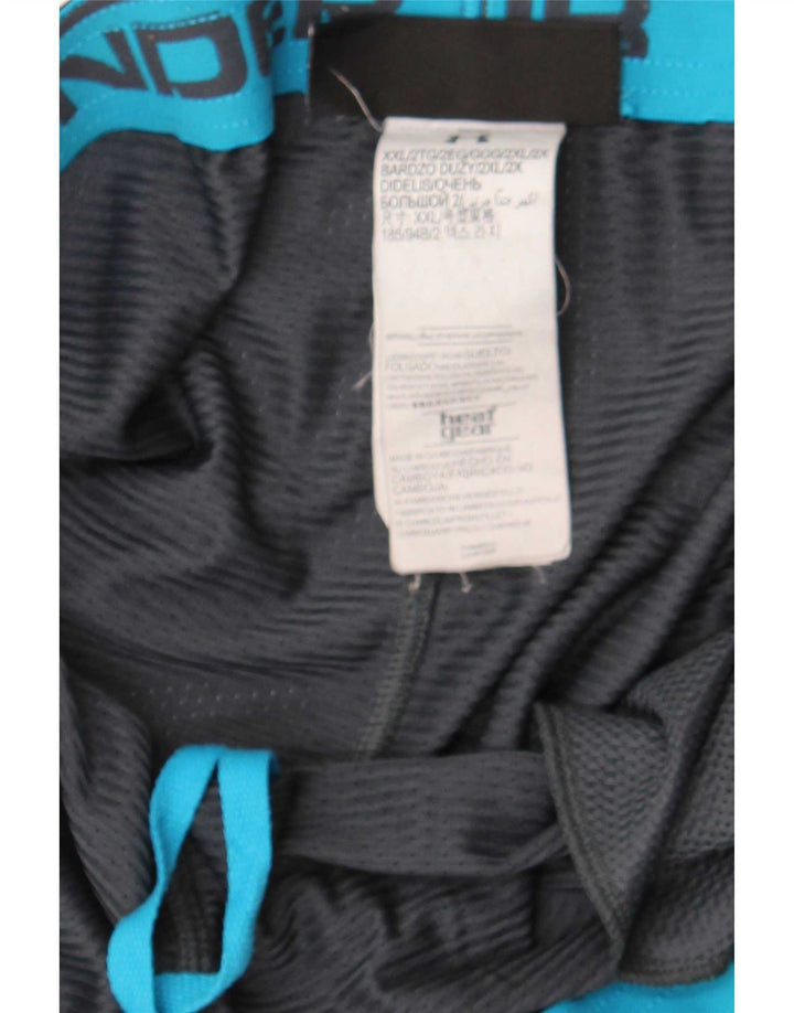 Under Armour Mens Sport Shorts 2XL Grey Colourblock Polyester