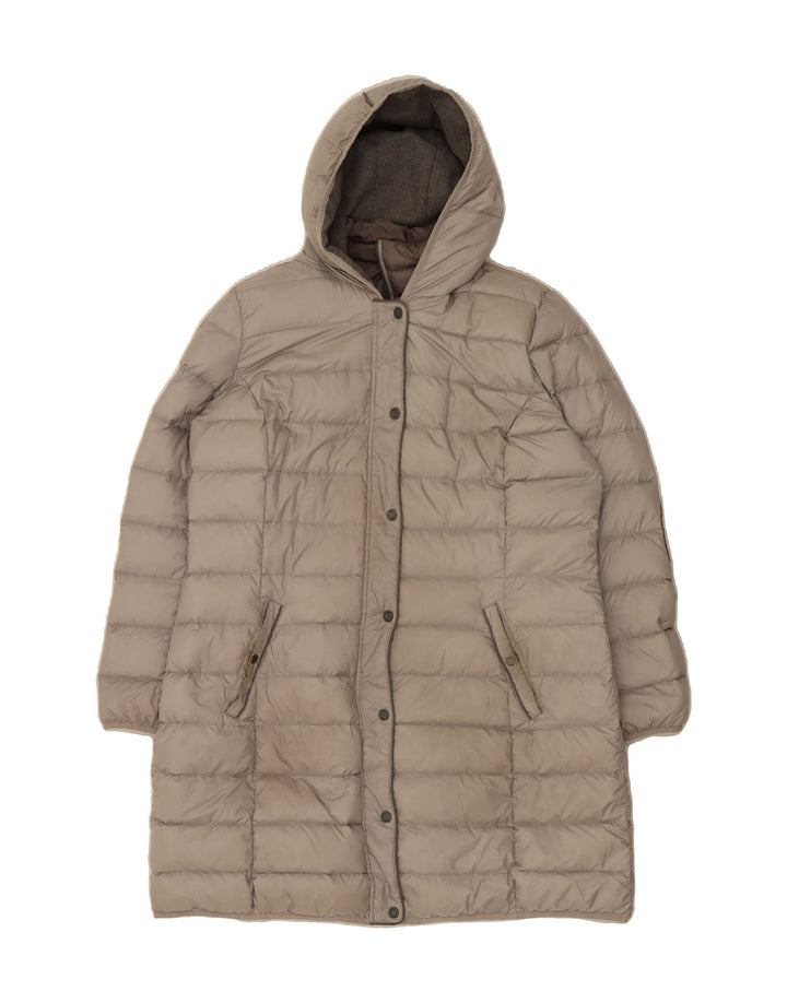 S.OLIVER Womens Hooded Padded Coat UK 20 2XL  Grey Polyester Vintage S.Oliver and Second-Hand S.Oliver from Messina Hembry 