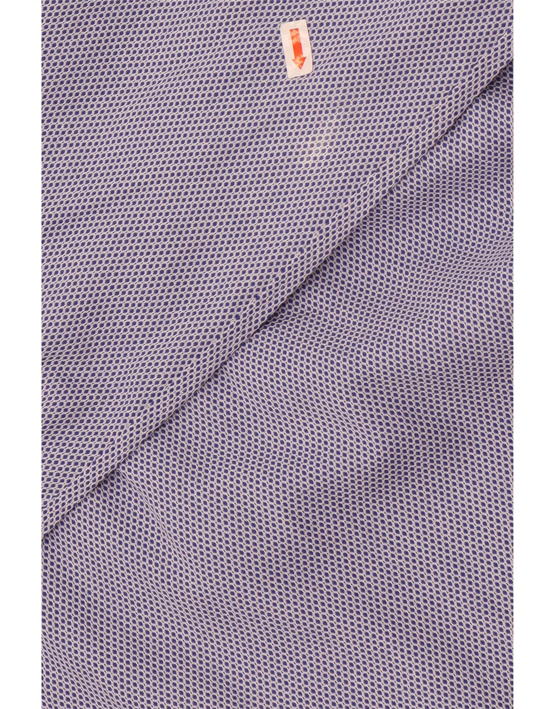 Boggi Mens Tailored Fit Shirt Size 40 15 3/4 Medium Blue Geometric Cotton