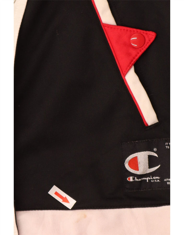 CHAMPION Mens Graphic Tracksuit Top Jacket Large Multicoloured Colourblock