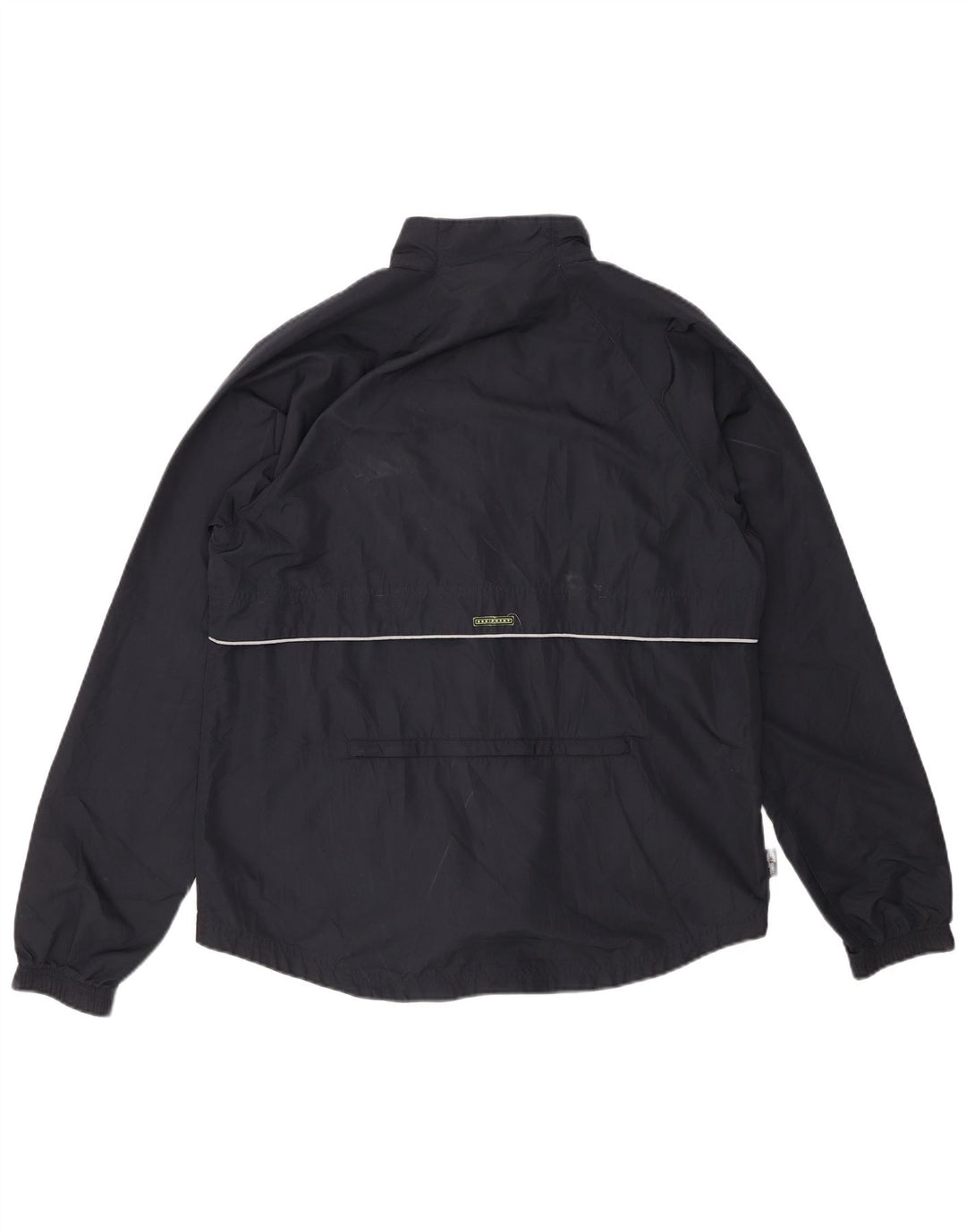 ADIDAS Mens Tracksuit Top Jacket Medium Navy Blue Polyester