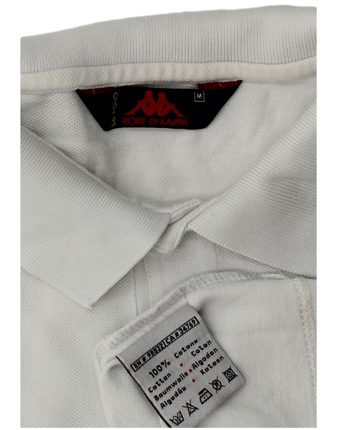 Kappa Mens Polo Shirt Medium Blue Cotton