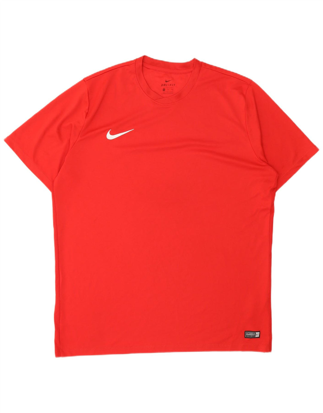 NIKE Mens Dri Fit T-Shirt Top 2XL Red Polyester