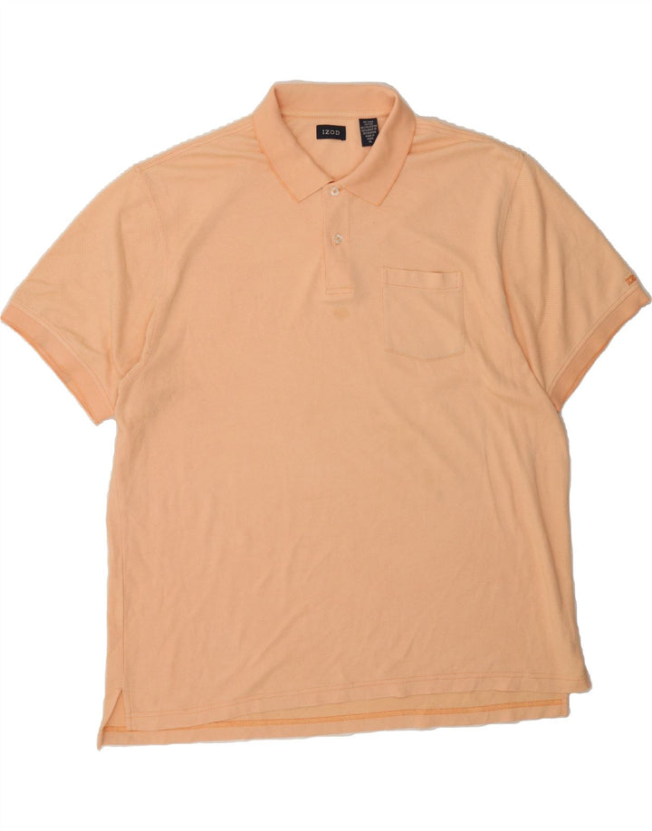 IZOD Mens Polo Shirt XL Orange Cotton Vintage Izod and Second-Hand Izod from Messina Hembry 