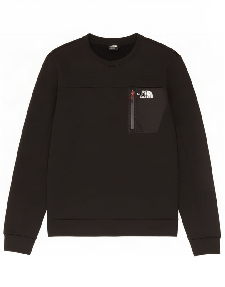 The North Face Mens Graphic Sweatshirt Jumper Medium Black Polyester
