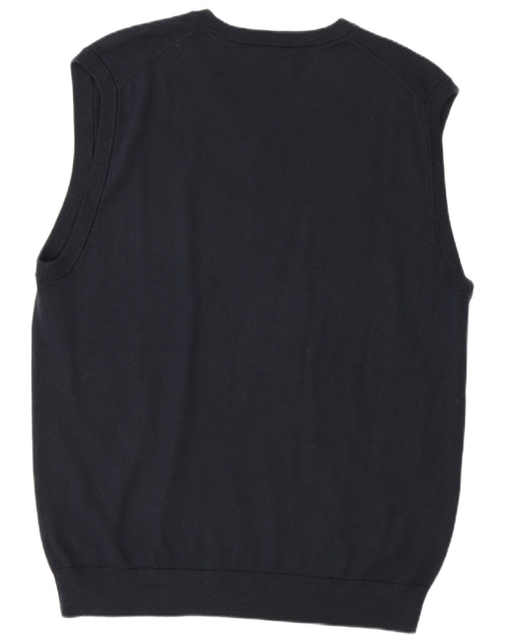 Gant Mens Vest Tank Top 2XL Navy Blue