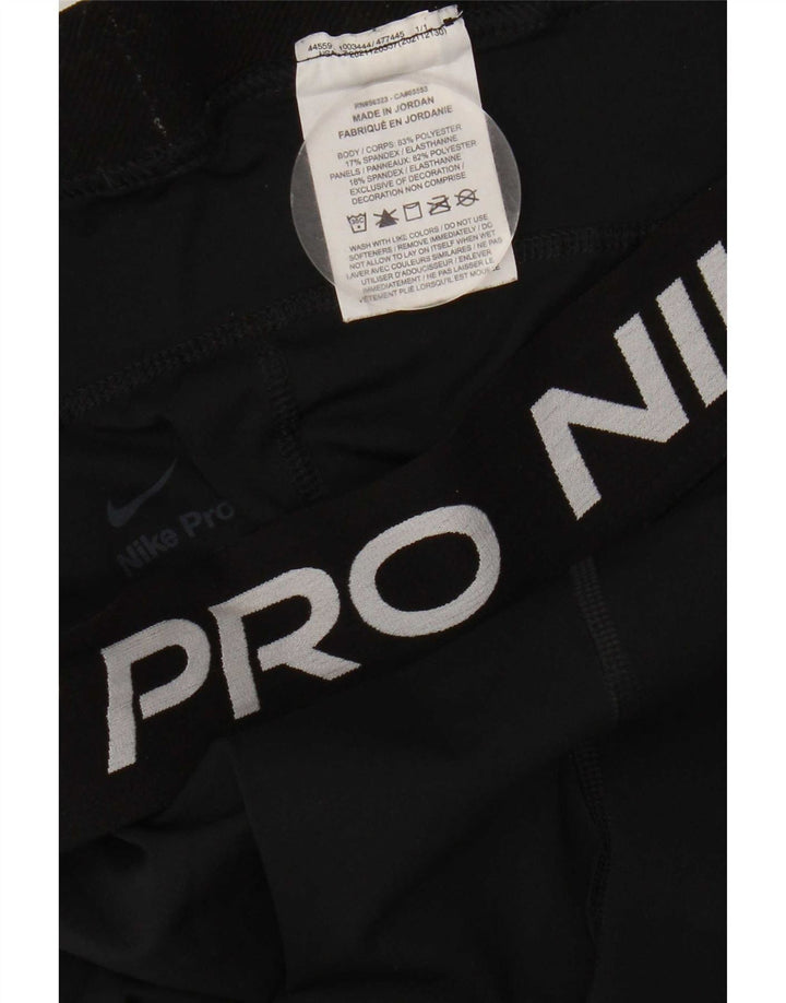 Nike Womens Graphic Leggings UK 18 XL Black Polyester