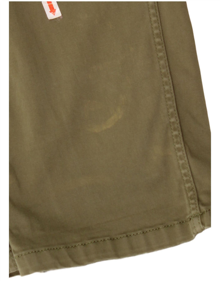 TOMMY HILFIGER Mens Slim Chino Trousers W31 L32 Khaki Cotton