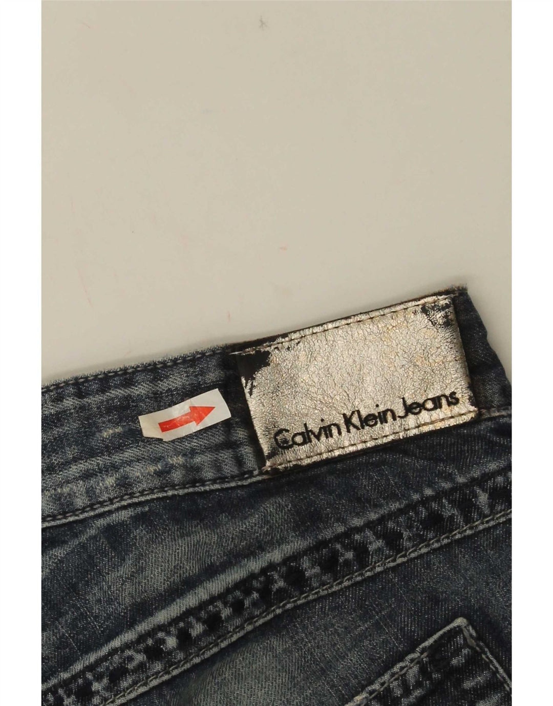 Calvin Klein Womens Denim Shorts W30 Medium Blue Cotton