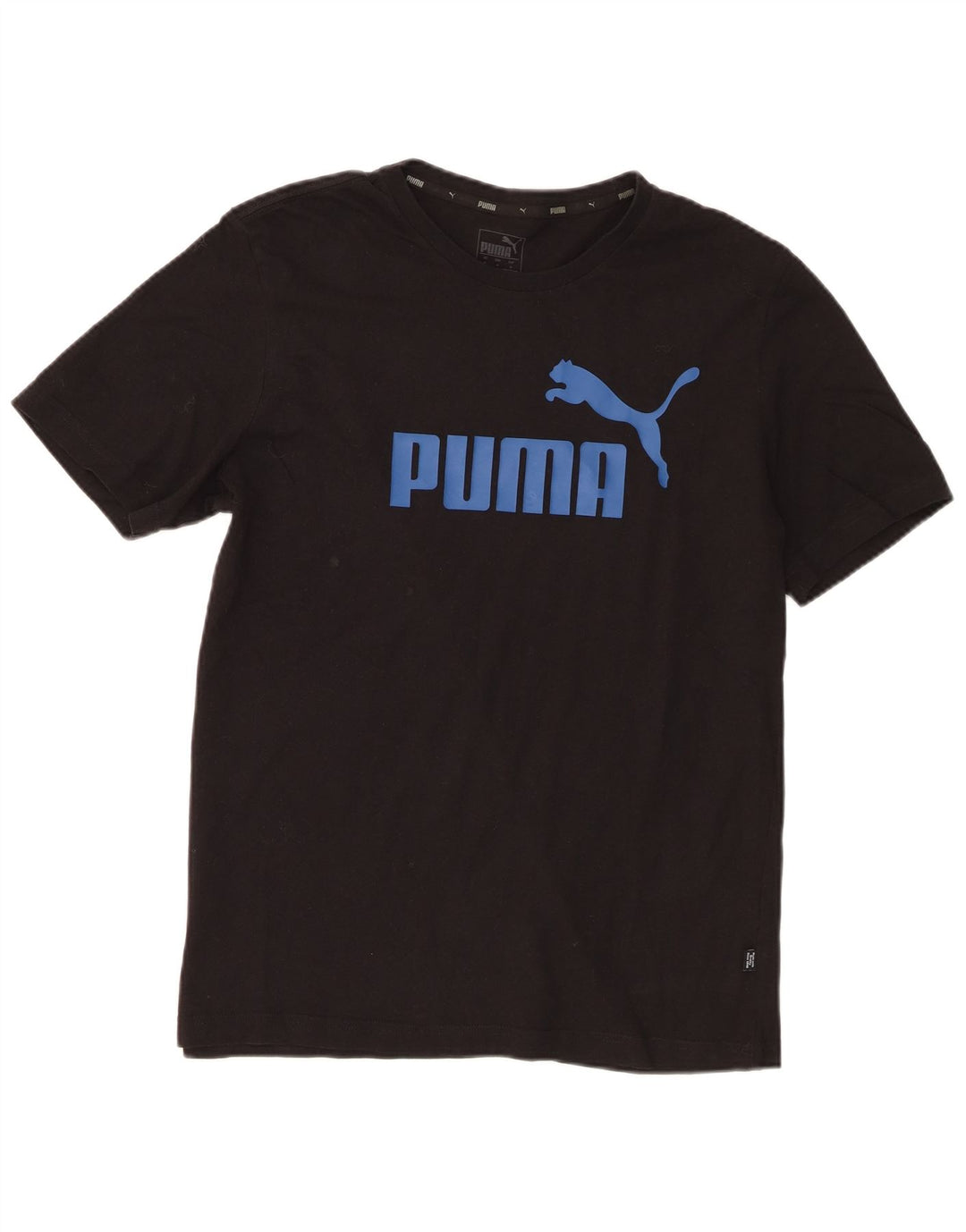 Puma Mens Graphic T-Shirt Top Medium Black